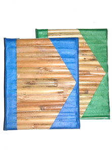 Восточный блокнот декорирован бамбуком 11х14см