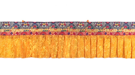 Настенное украшение для дома &amp;quot;Тибетская желтая полоска&amp;quot; длиной 7,15 метров