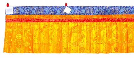 Настенное украшение для дома &amp;quot;Тибетская желтая полоска&amp;quot; длиной 2 метра